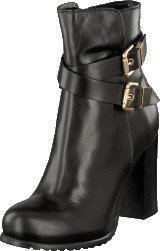 A Pair Buckle Bootie Black