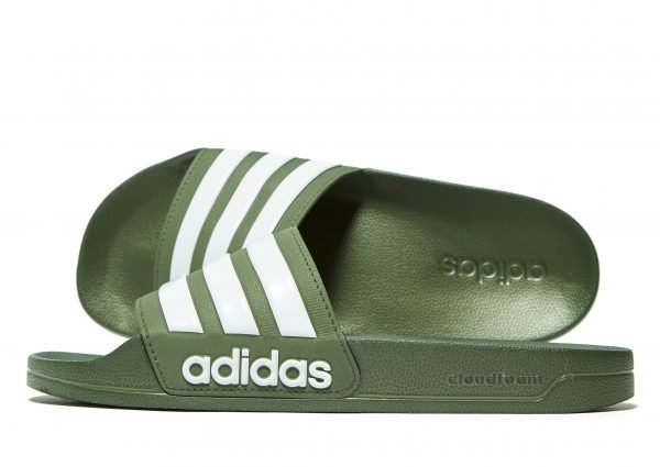 Adidas Cloudfoam Adilette Slides Vihreä