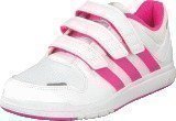 Adidas Lk Trainer 6 Cf K White/Solar Pink/Light Pink