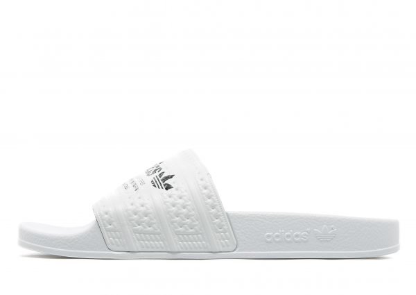 Adidas Originals Adilette Slides Valkoinen