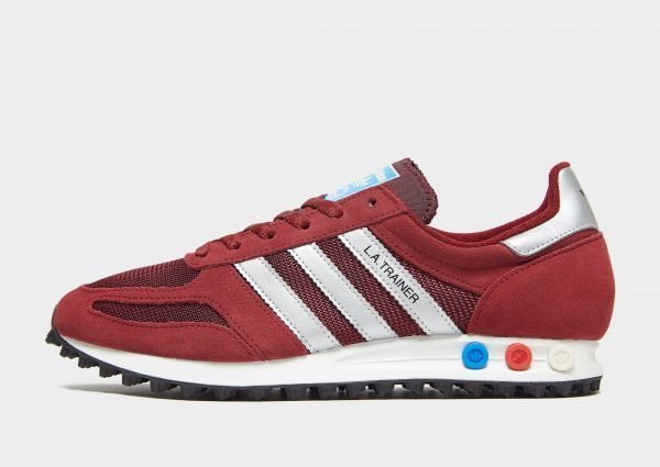 Adidas Originals La Trainer Og Burgundy / Silver