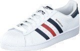 Adidas Superstar Foundation Ftwr White/Collegiate Navy/Red