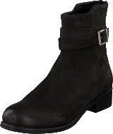 Bianco Ankle Leather Boot Black