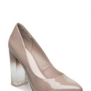 Bianco Clear Heel Pump Exp16