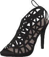 Bianco Cutout Stiletto Sandal JJA16 Black