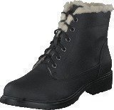 Bianco Laced Up Warm Boot Black