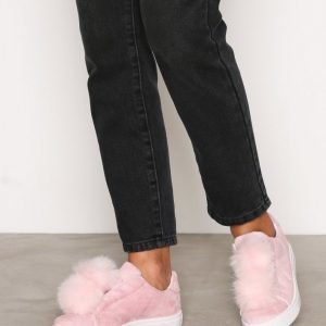 Bianco Pom Pom Sneakers Slip-On Kengät Rose