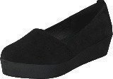 Bianco Suede Loafer Flatform JJA16 Black