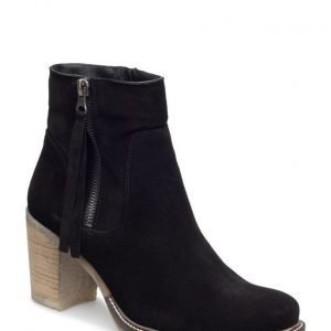 Bianco Suede Zip Boot Djf16