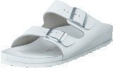 Birkenstock Monterey Slim Natural Leather White