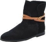 Black Lily Racing Fur Boot Black