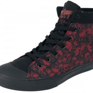 Black Premium by EMP Allover Skull Sneaker Varsitennarit