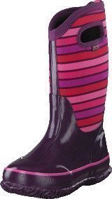 Bogs Classic Stripes Kids Purple Multi