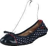 Butterfly Twists Cara Navy / Wht Polka Dot