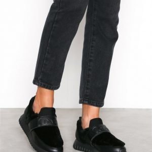 Calvin Klein Jeans Rachel Soft Nappa / Fur Tennarit Musta