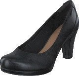 Clarks Chorus Chic Black Leather