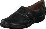 Clarks Evianna Boa Blk Tumbled Lea