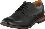 Clarks Exton Walk Black Leather