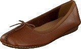 Clarks Freckle Ice Dark Tan Leather