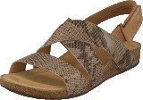 Clarks Perri Dunes Taupe Snake