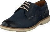 Clarks Raspin Plan Denim Blue Nubuck