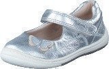 Clarks Softly Wow Fst Silver Leather