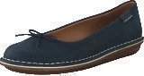 Clarks Tustin Talulah Navy Leather