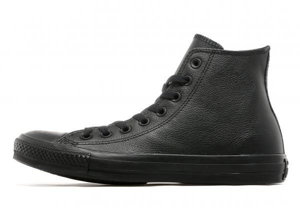 Converse All Star High Leather Mono Black Monochrome