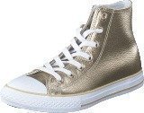 Converse All Star Metallic-Hi Light Gold/White/White