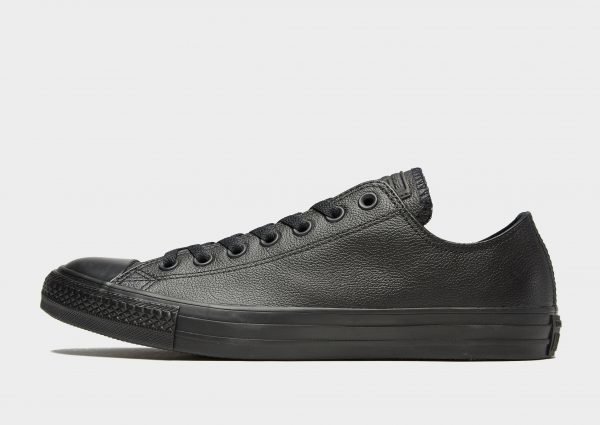 Converse All Star Ox Leather Mono Musta