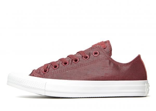 Converse All Star Ox Satin Burgundy / White