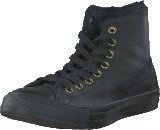 Converse All Star Shearling Leather-Hi Black/Black/Black