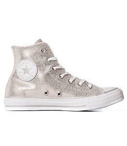 Converse CTAS Stingray Metallic Leather Pure Silver