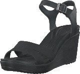 Crocs Leigh II Ankle Strap Wedge W Black/Black