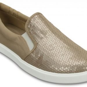 Crocs Loaferit Naisille Keltainen CitiLane Sequin Slip-Ons