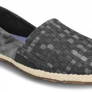 Crocs Loaferit Naisille Musta Ocean Minded Espadrilla Winter Slip-on