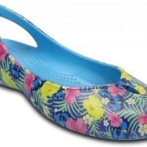 Crocs Matalat Naisille Blue / Fluorescent Olivia II Graphic