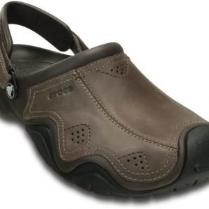 Crocs Sandaalit Miehille Ruskea Swiftwater Leather