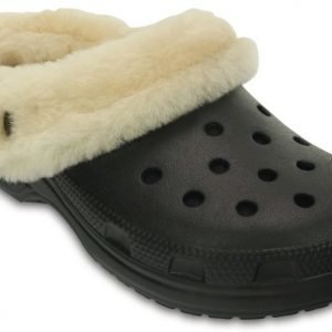 Crocs Sandaalit Musta Classic Mammoth Luxe Shearling Lined