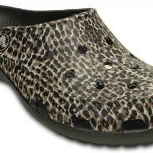 Crocs Sandaalit Naisille Musta Freesail Animal Print