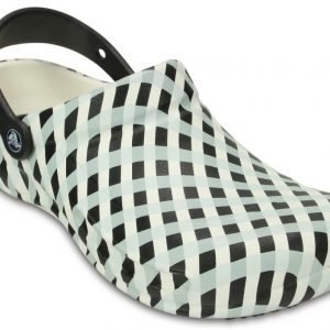 Crocs Sandaalit Valkoinen Bistro Gingham