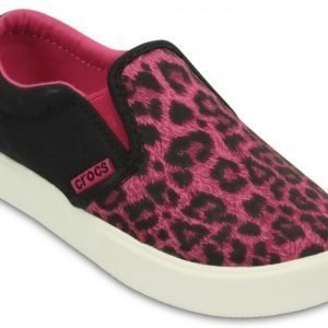 Crocs Tennarit Lapset Ruskea CitiLane Graphic Slip-on Sneaker