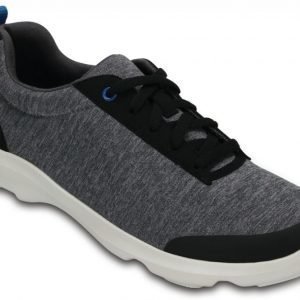 Crocs Tennarit Naisille Grey Carbon Busy Day Heather Lace-Up