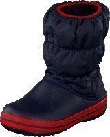 Crocs Winter Puff Boot Kids Navy-Red