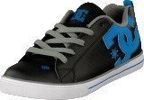 Dc Shoes Kids Court Graffik Vulc Shoe Black/Glacier Blue