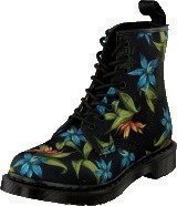 Dr Martens Castel Black Hawaiian Print