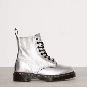 Dr Martens Pascal Met Nahkakengät Hopea