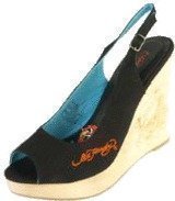 Ed Hardy Slingback wedge