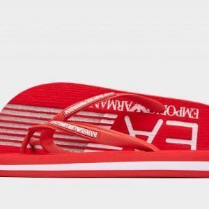 Emporio Armani Ea7 Sea World Flip Flops Punainen