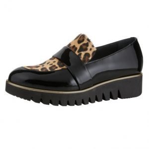 Filipe Shoes Kävelykengät Musta / Leopardi